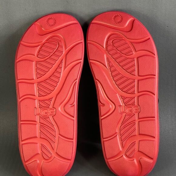 UGG Sport Men’s Yeah Slide Samba Red sandals size 11 - Picture 8 of 8